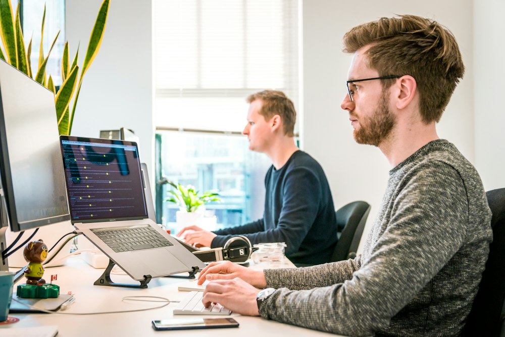 Developers working